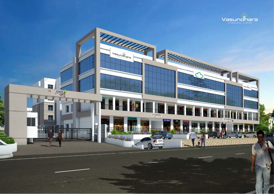 Vasundhara Commercial Project Narayangaon Building View